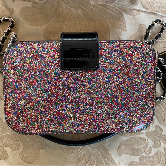CHANEL rainbow glitter camera case - Picture 9 of 14